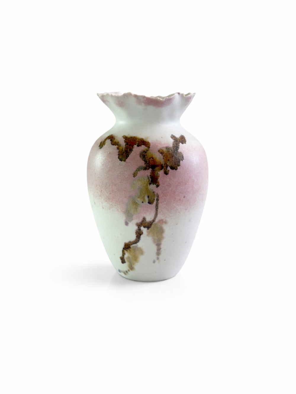 Vintage Larry Aguilar Studio Pottery Bud Vase Signed Vancouver Island BC